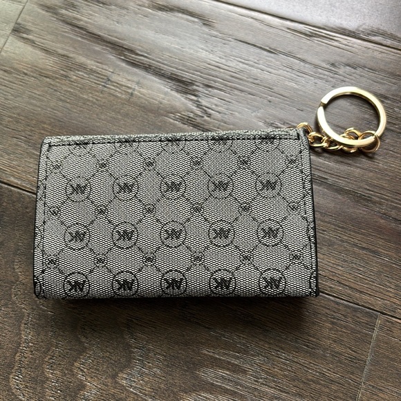 Ann Klein Key Chain wallet/ID/card holder,snap flap top,polyurethane 4.5x3 - Picture 2 of 11